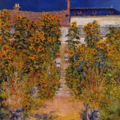 Claude Monet's The Artist's Garden at Vetheuil (1880-1881) - Stunning Oil Painting Reproduction - Expertly Crafted in Dafen Village