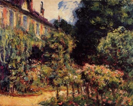 Claude Monet The Artist’s House at Giverny Oil Painting – Custom Reproduction from Dafen Village, 1913