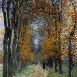 Claude Monet The Avenue 1878 Hand-Painted Oil Painting – Ideal for Wall Decor, Dafen Village Art