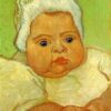 Authentic Vincent van Gogh 1888 The Baby Marcelle Roulin – Hand-Painted Oil Painting Reproduction