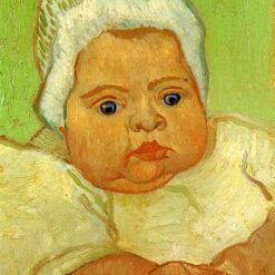 Authentic Vincent van Gogh 1888 The Baby Marcelle Roulin – Hand-Painted Oil Painting Reproduction