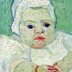 Authentic Vincent van Gogh 1888 The Baby Marcelle Roulin – Hand-Painted Oil Painting Reproduction