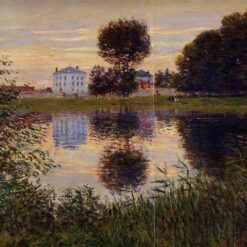 Hand-Painted The Ball Shaped Tree, Argenteuil by Claude Monet | High-Quality Oil Painting Reproduction from Dafen Village