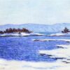 Claude Monet The Banks of the Fjord at Christiania (1895) - Custom Oil Painting on Canvas, Fine Art for Homes and Offices