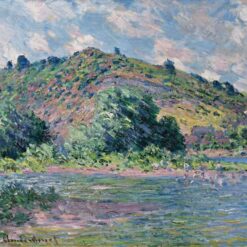 Custom Oil Painting of Claude Monet’s The Banks of the Seine at Port-Villez (1885) - Fine Art Reproduction from Dafen Village Studio