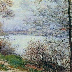 Impressionist Style Reproduction of The Banks of the Seine, Ile de la Grande-Jatte (1878) by Claude Monet – Hand-Painted in Dafen Village