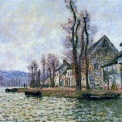 Custom Oil Painting Reproduction of Claude Monet’s The Bend of the Seine at Lavacourt, Winter - High-Quality Landscape Art from Dafen Village