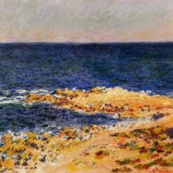 Claude Monet The Big Blue at Antibes 1888 – Premium Hand-Painted Oil Painting, Coastal Art for Home Décor, Dafen Village Artist