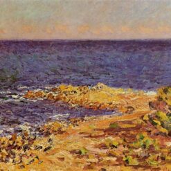 Custom Reproduction of The Big Blue Mediterranean at Antibes (1888) by Claude Monet - Oil Art from Dafen Village