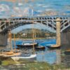 High-Quality Oil Painting of The Bridge over the Seine by Claude Monet (1874) – Made by Expert Artists in Dafen Village