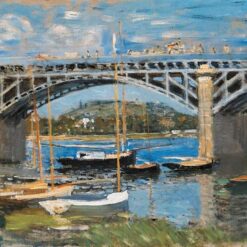 High-Quality Oil Painting of The Bridge over the Seine by Claude Monet (1874) – Made by Expert Artists in Dafen Village