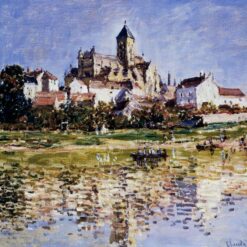 Hand-Painted The Church at Vetheuil (1880) by Claude Monet – Custom Oil Painting Reproduction from Dafen Village Studio