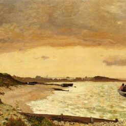 Hand-Painted The Coast at Sainte-Adresse (1864) by Claude Monet – Custom Oil Painting Reproduction from Dafen Village Studio