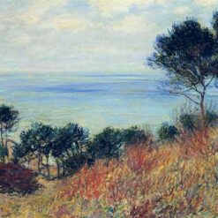 The Coast of Varengeville (1882) by Claude Monet - Hand-Painted Impressionist Coastal Art from Dafen Village
