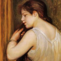 Pierre-Auguste Renoir "The Coiffure" 1896 – Hand-Painted Oil Painting Reproduction of a Classic Masterpiece
