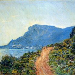 Monet’s The Corniche of Monaco (1884) Oil Painting Reproduction | Custom Artwork by Dafen Village Studio