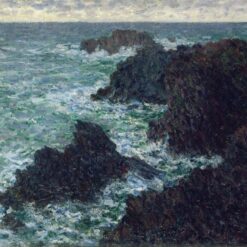 Original Oil Painting of Monet’s The Cote Sauvage (1896) - Stunning Coastal Views | Dafen Village Studio