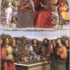 Raphael's 'The Crowning of the Virgin' – High-Quality Oil Painting Reproduction in High Renaissance Style