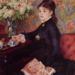 Renoir "The Cup of Chocolate" 1878 – Classic Handcrafted Oil Painting Reproduction for Timeless Art Decor