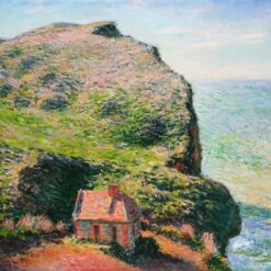 Premium Hand-Painted The Custom's House (1882) by Claude Monet – Custom Oil Painting from Dafen Village Studio