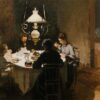 Fine Art Oil Painting of The Dinner (1869) by Claude Monet – Handcrafted by Dafen Village Artists