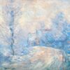 Hand-Painted The Entrance to Giverny under the Snow (1885) by Claude Monet – Custom Oil Painting Reproduction from Dafen Village Studio
