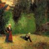 Paul Gauguin "The First Flowers" 1888 - Custom Oil Painting Reproduction