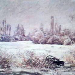 Impressionist Oil Painting of The Frost (1880) by Claude Monet – Expertly Handcrafted at Dafen Village