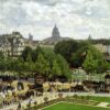 Premium Hand-Painted The Garden of the Princess (1867) by Claude Monet – Custom Oil Painting from Dafen Village Studio