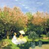 Custom Oil Painting of The Garden by Claude Monet (1872) – Beautiful Reproduction from Dafen Village Studio