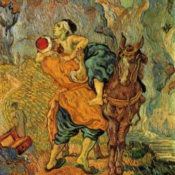 The Good Samaritan, after Delacroix by Van Gogh – 1890 Oil Painting Reproduction, High-Quality Canvas Art