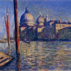 Custom Oil Painting of The Grand Canal and Santa Maria della Salute by Claude Monet (1908) – Beautiful Reproduction from Dafen Village Studio
