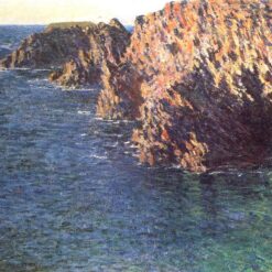 Custom "The Grotto of Port-Domois" Oil Painting, Impressionist Art for Living Room or Office, Made by Dafen Village Artists