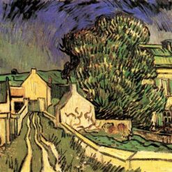 Authentic Van Gogh 1890 The House of Pere Pilon – Handcrafted Oil Painting Reproduction