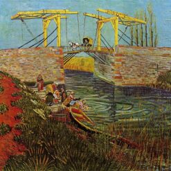 The Langlois Bridge at Arles by Van Gogh – 1888 Oil Painting Reproduction, High-Quality Canvas Art