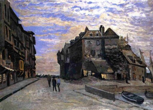 Custom Hand-Painted The Lieutenancy at Honfleur by Claude Monet – 1864 Artwork in Vibrant Colors, Dafen Village Oil Painting Studio
