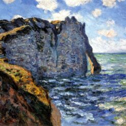 Claude Monet’s "The Manneport" – High-Quality Oil Painting Reproduction, Customizable Art from Dafen Village Studio
