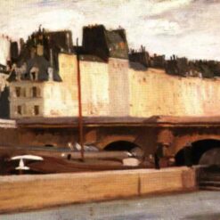Écluse de la Monnaie" by Edward Hopper - Stunning Oil Painting Reproduction | High-Quality Hand-Painted Canvas Art for Home Décor