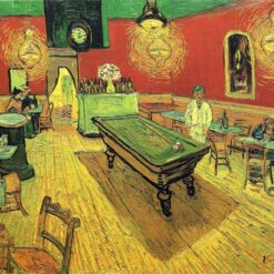 The Night Café by Van Gogh – 1888 Oil Painting Reproduction, High-Quality Canvas Art