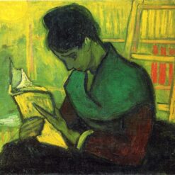 The Novel Reader by Van Gogh – 1888 Oil Painting Reproduction, High-Quality Canvas Art