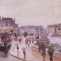 Impressionist Style Oil Painting of "The Pont Neuf" by Claude Monet, Hand-painted Canvas Art from Dafen Village
