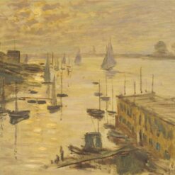 Claude Monet's The Pool Seen from the Bridge at Argenteuil (1874) | Reproduction in Oil on Canvas by Dafen Village Artists