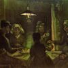 The Potato Eaters (Preliminary Oil Sketch) by Van Gogh – 1885 Oil Painting Reproduction, High-Quality Canvas Art
