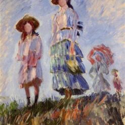 Custom "The Promenade (Study)" Oil Painting, Impressionist Art for Living Room or Office, Made by Dafen Village Artists