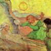 The Raising of Lazarus after Rembrandt by Van Gogh – 1890 Oil Painting Reproduction, High-Quality Canvas Art