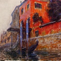 Hand-painted Oil Painting of "The Red House" by Claude Monet, Customizable Canvas Art from Dafen Village Studio