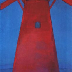 Buy 'The Red Mill' by Piet Mondrian – 1910-1911 Iconic Landscape Oil Painting