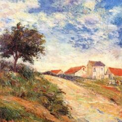 The Road Up" by Paul Gauguin - 1884 Oil Painting Reproduction | Beautiful Hand-Painted Canvas Artwork for Art Collectors