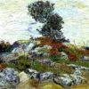 Authentic Van Gogh 1888 The Rocks with Oak Tree – Handcrafted Oil Painting Reproduction