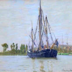 Claude Monet's "The Sailing Boat" Oil Painting Reproduction, High-Quality Canvas Artwork from Dafen Village